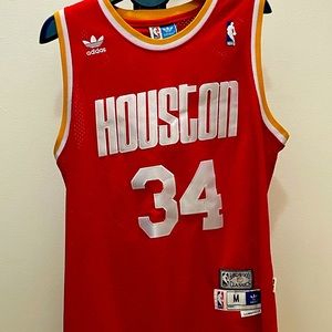 Vintage Hakeem Olajuwon Houston Rockets Hardwood Classics Adidas Jersey